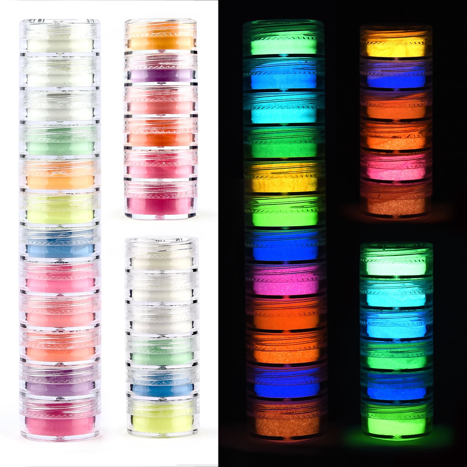 Resin Pigment Set - 6 Colors Luminous Powder Resin Pigment