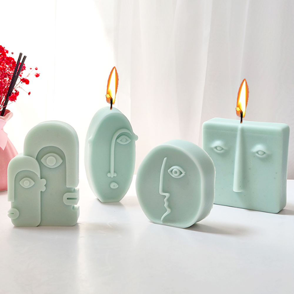 Resin Craft Ideas - Nordic Design Silicone Candle Mold Handmade