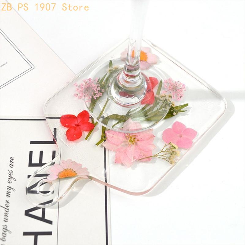 Serving Tray Mold - Cup Mat Crystal Mold DIY Handle