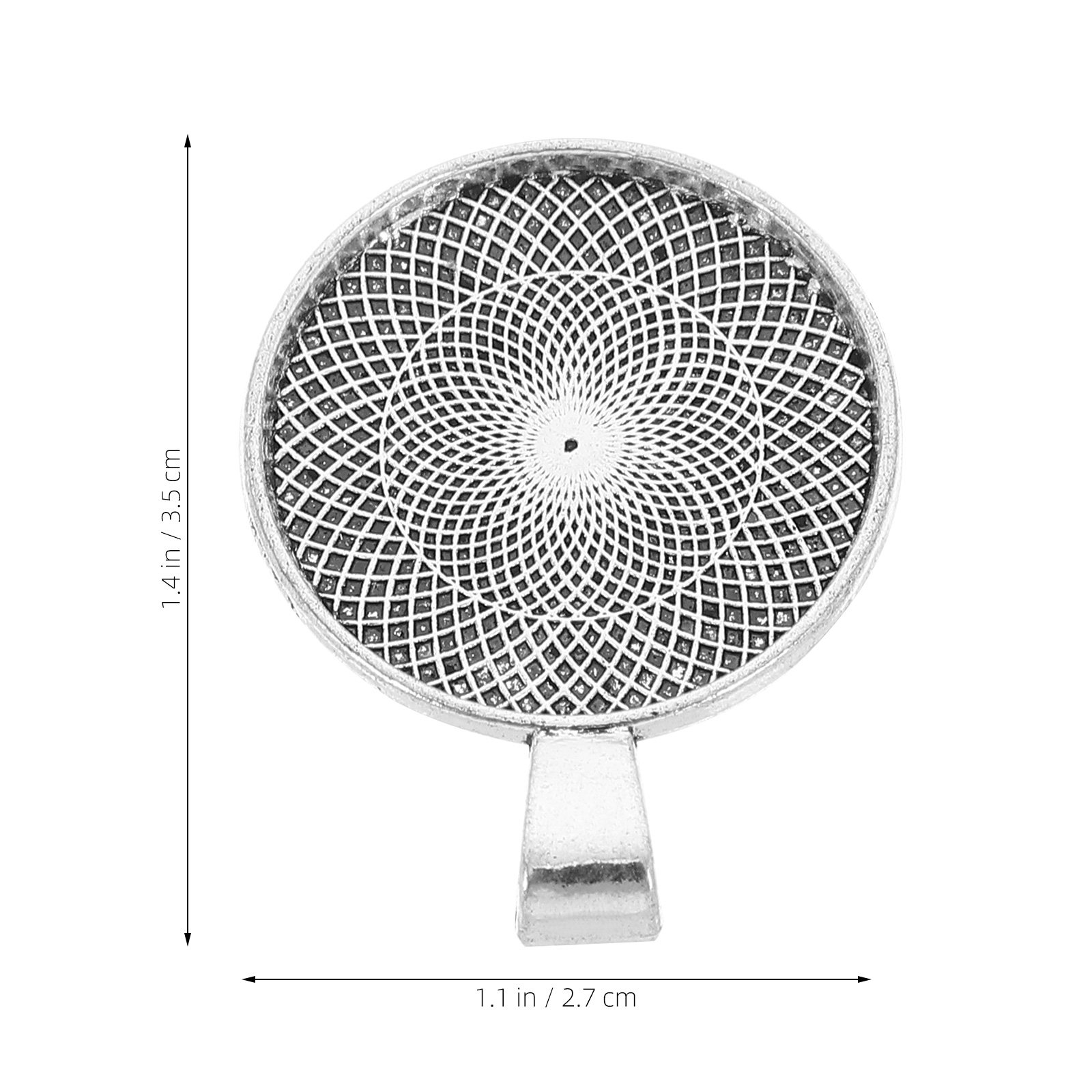 40Pcs Flat Round Bezel Pendant - Crafting Resin 评论和价格
