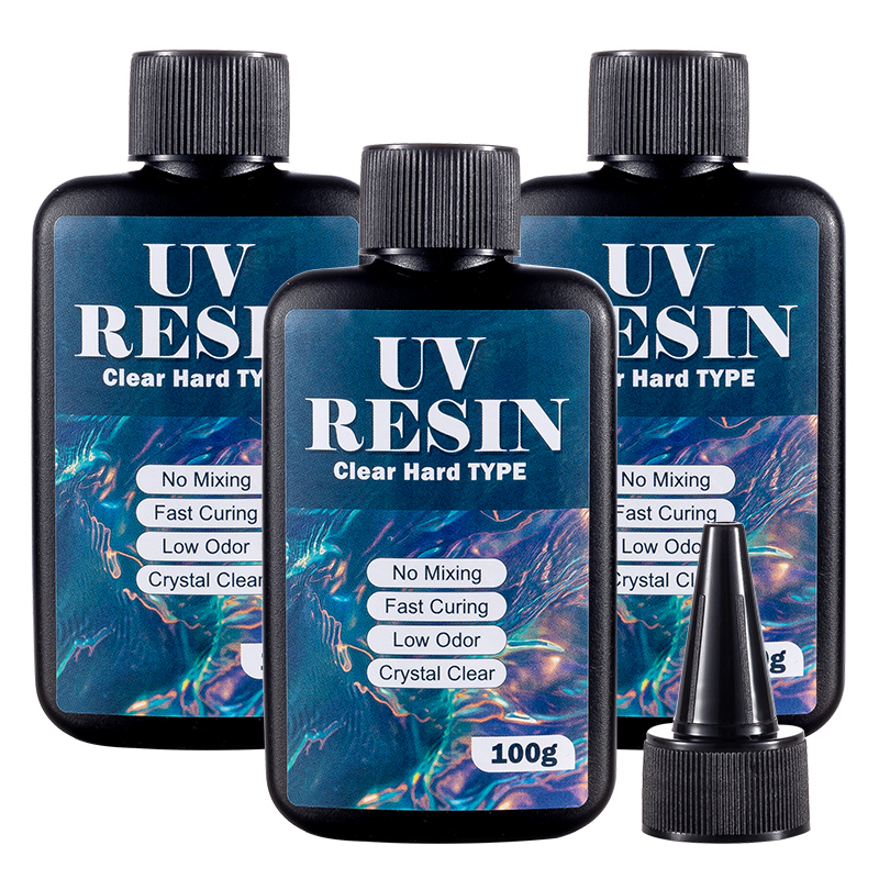 100/200/300g UV Resin Hard Typ - Epoxy Uv Resin Kit 评论和价格