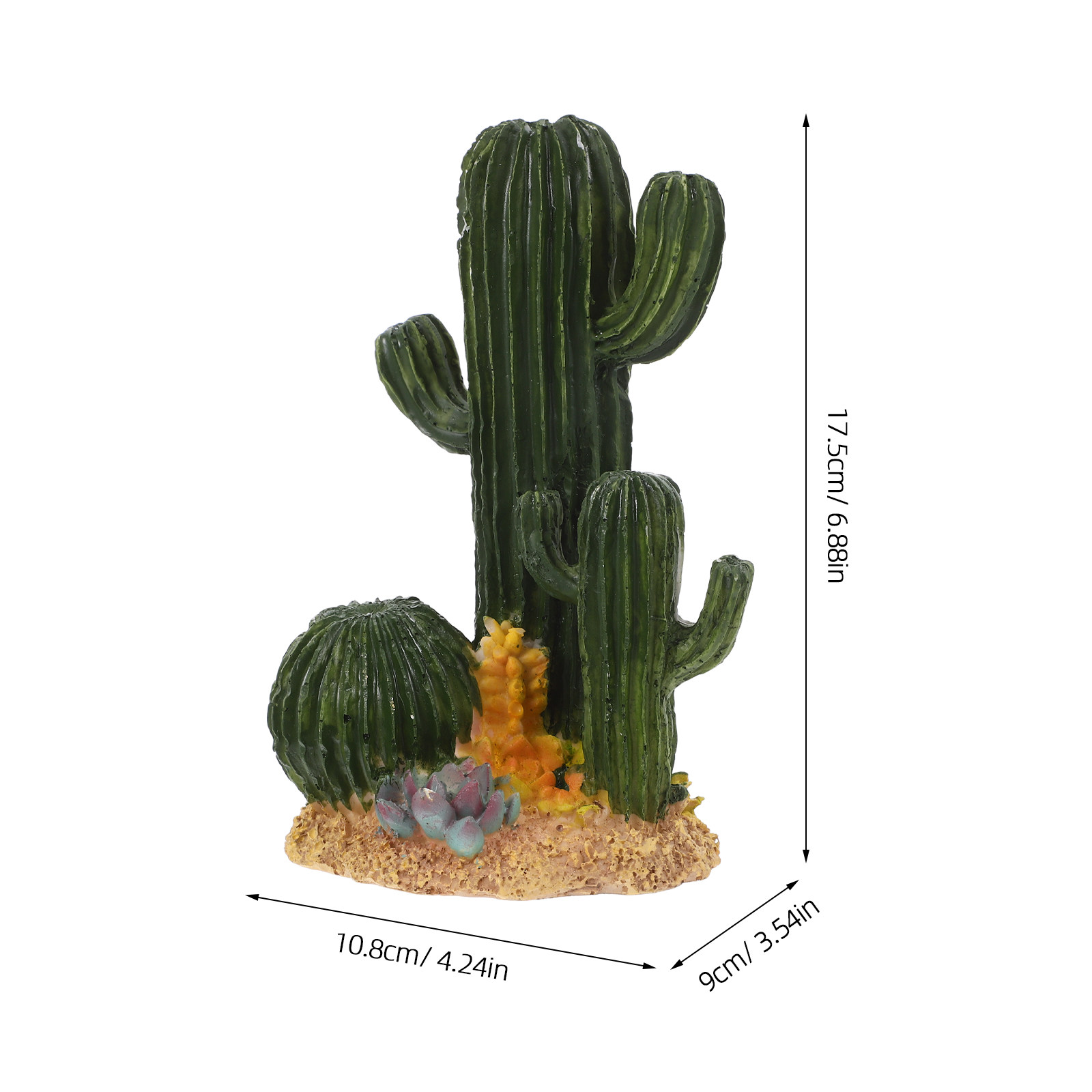 Artificial Cactus Plant Large  - Terrarium Moss Art 评论和价格