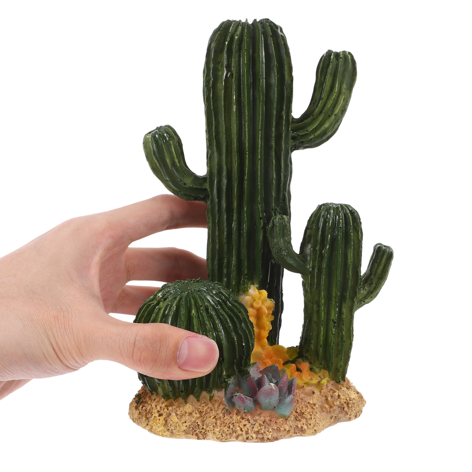 Artificial Cactus Plant Large  - Terrarium Moss Art 评论和价格