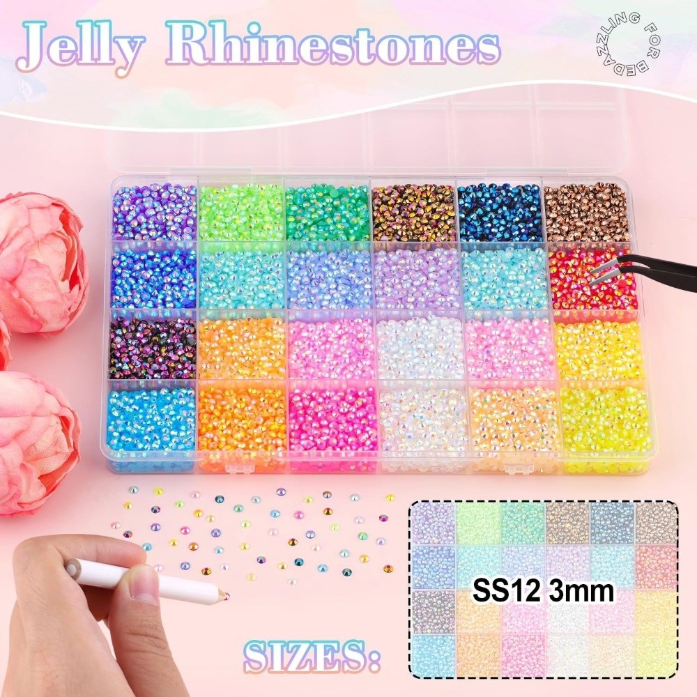 Multicolor Resin Rhinestone Ki - Resin Jewelry Kit 评论和价格