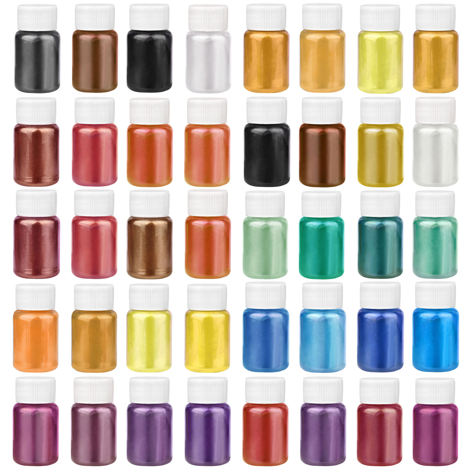 4 Colors/Set Pearlescent Powde - Resin Pigment Set 评论和价格