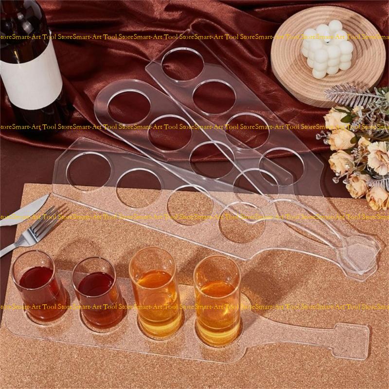 E1PB Acrylic Wine Flight Route - Serving Tray Mold 评论和价格