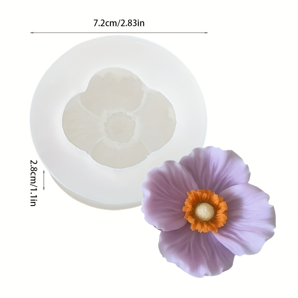 Flower Silicone Candle Mold, C - Resin Craft Ideas 评论和价格