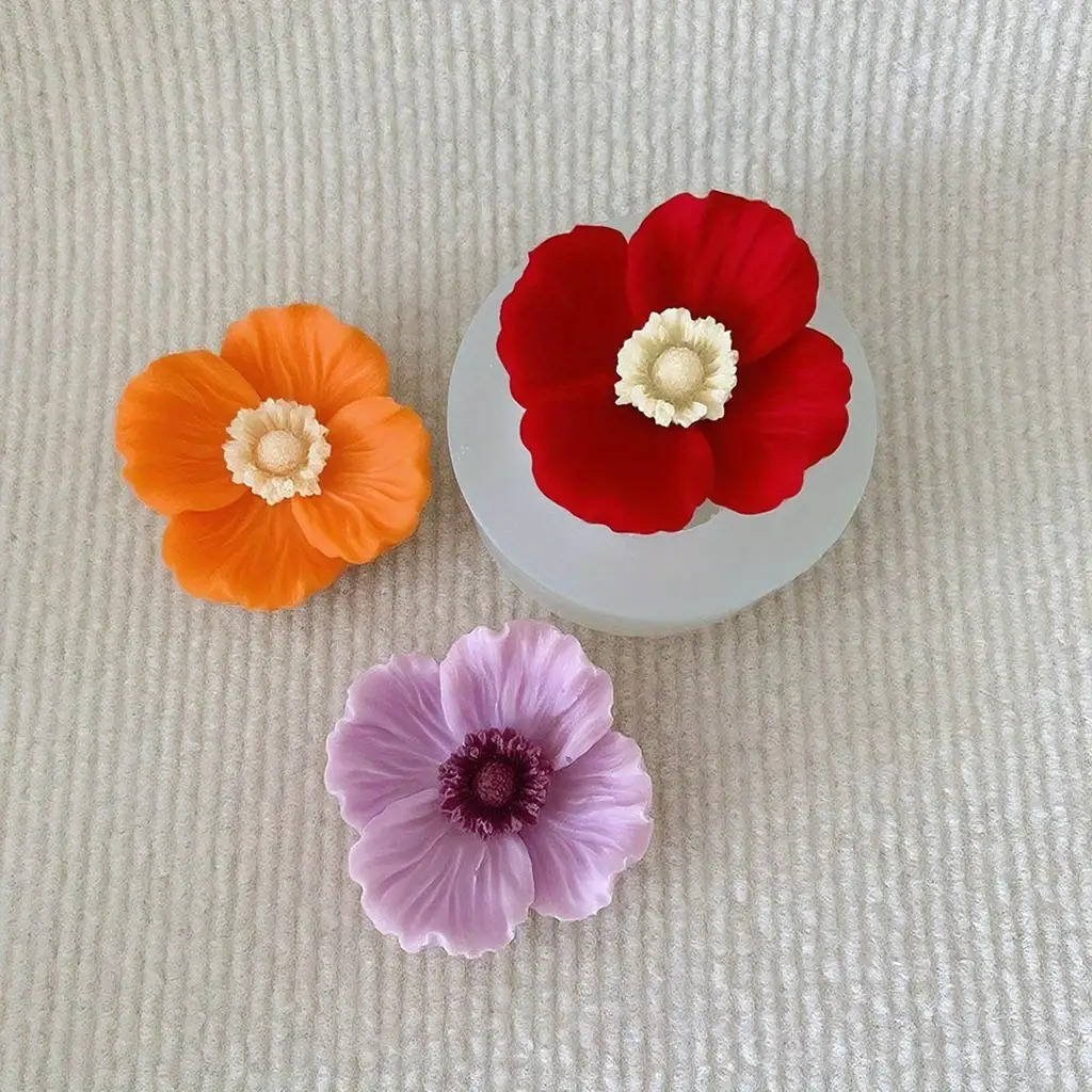 Flower Silicone Candle Mold, C - Resin Craft Ideas 评论和价格