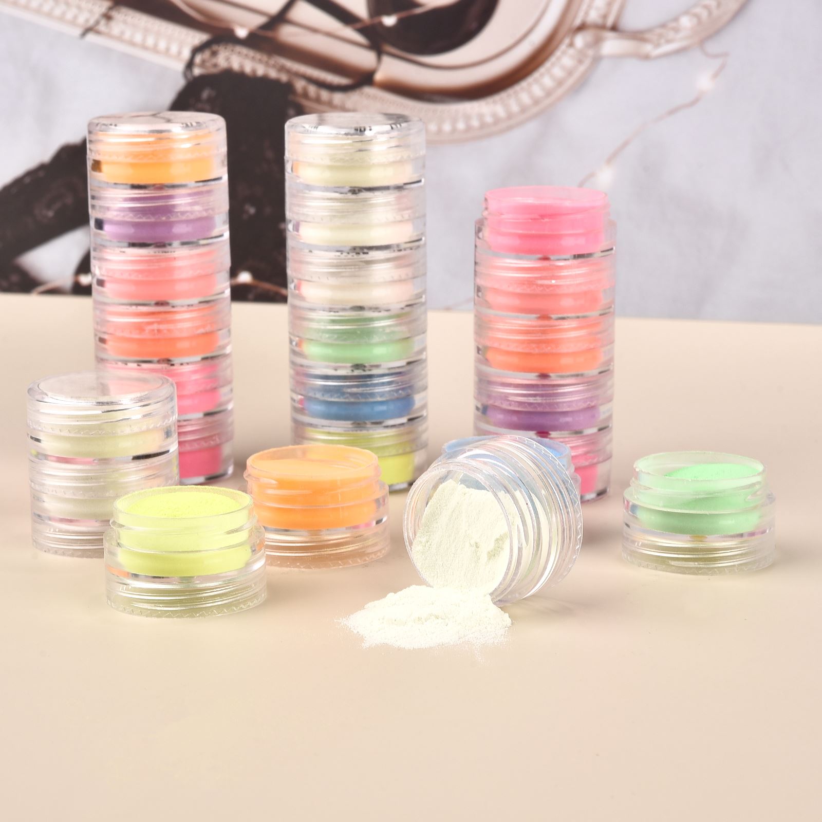 6 Colors Luminous Powder Resin - Resin Pigment Set 评论和价格