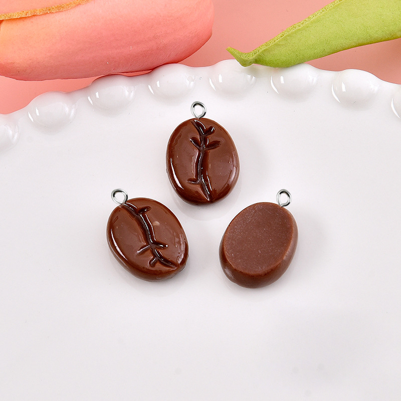 10pcs Coffee Beans Resin Penda - Resin Craft Projects 评论和价格