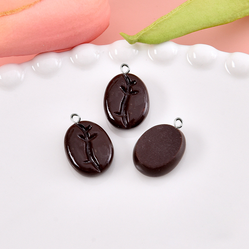 10pcs Coffee Beans Resin Penda - Resin Craft Projects 评论和价格