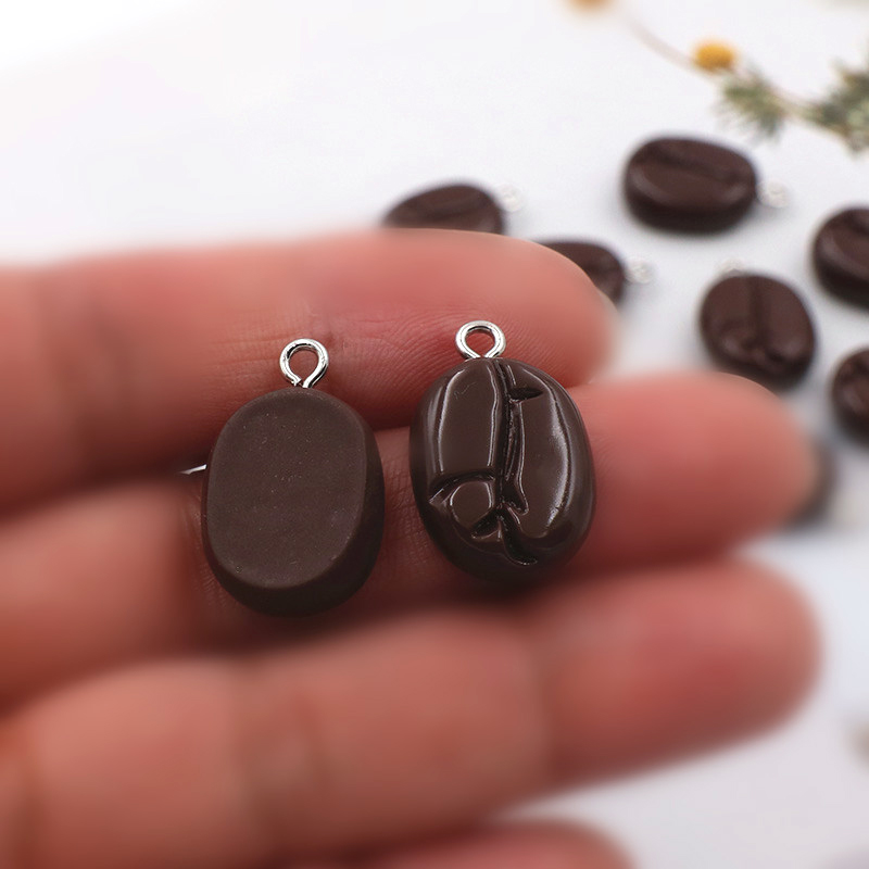 10pcs Coffee Beans Resin Penda - Resin Craft Projects 评论和价格