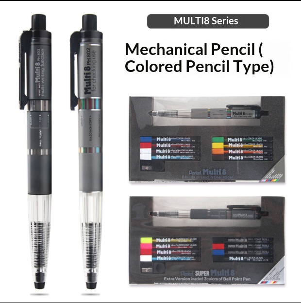 Pentel Multi 8 in 1 Color Mech - Staedtler Pencil Lumocolor 评论和价格