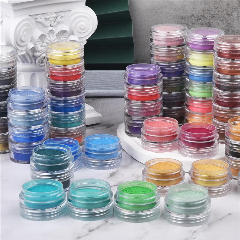 6 Colors/Set Pearlescent Powde - Resin Pigment Set 评论和价格