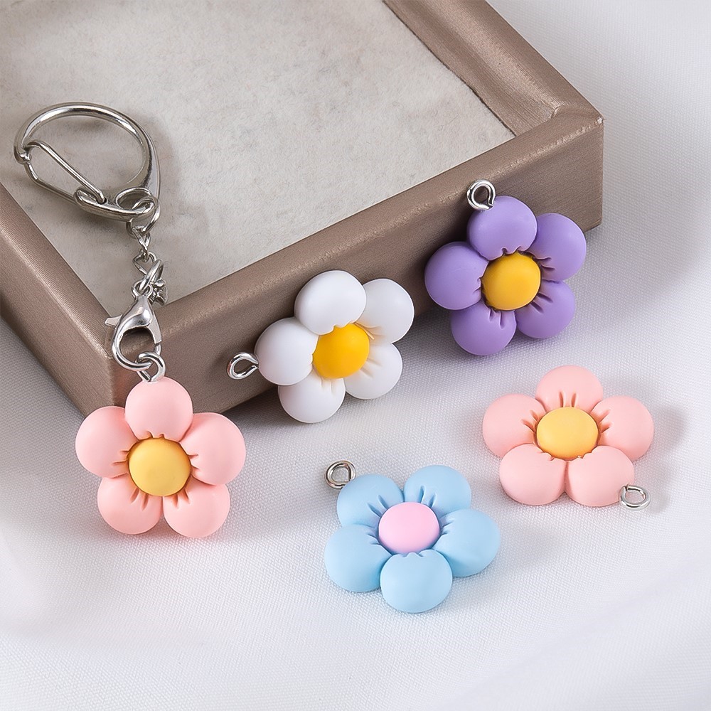 10pcs 1pcs 21*25mm Colorful Re - Flower Preservation Resin 评论和价格
