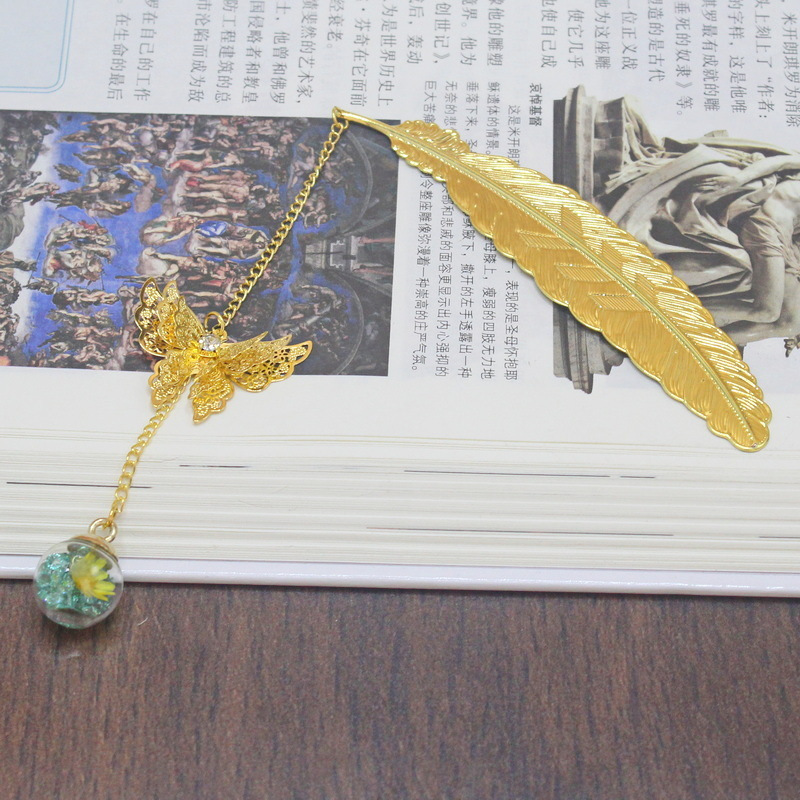 1pc Chinese Style Metal Feathe - Dried Flower Bulk 评论和价格