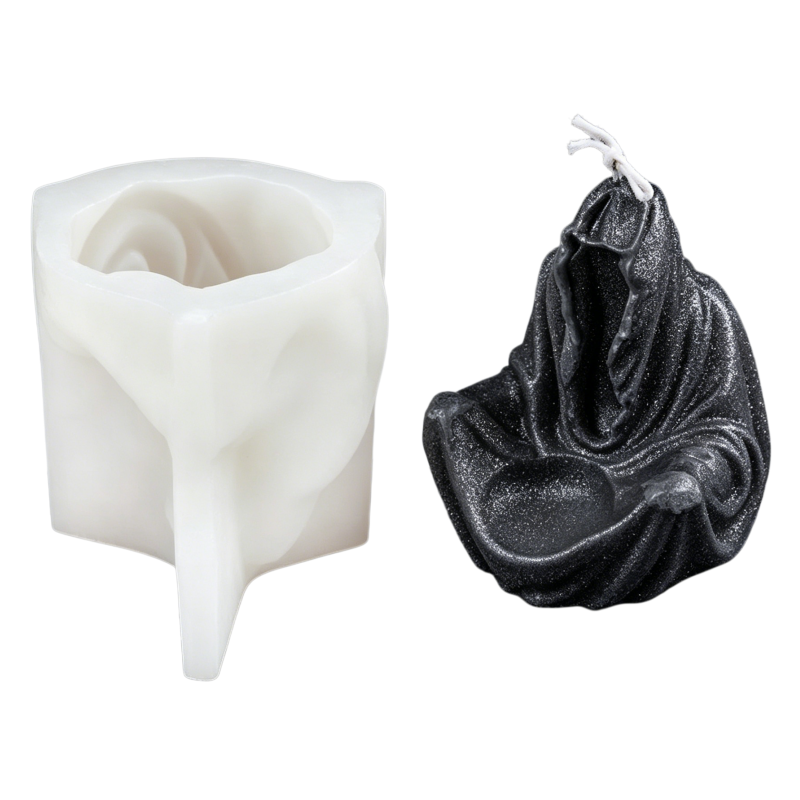Halloween Hooded Ghost Silicon - Resin Craft Ideas 评论和价格
