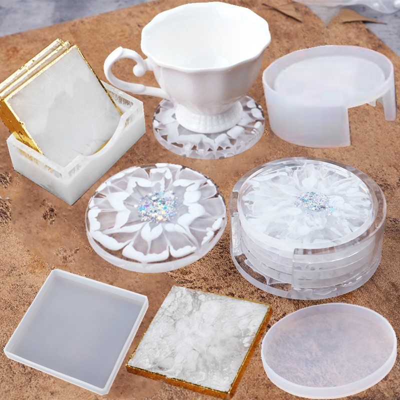 SNASAN Coaster Cup Mat Silicon - Serving Tray Mold 评论和价格