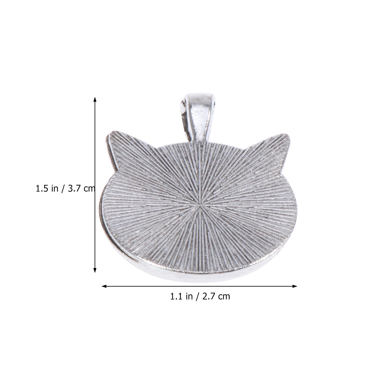 10Pcs Cat Ear Bezel Pendant Tr - Crafting Resin 评论和价格
