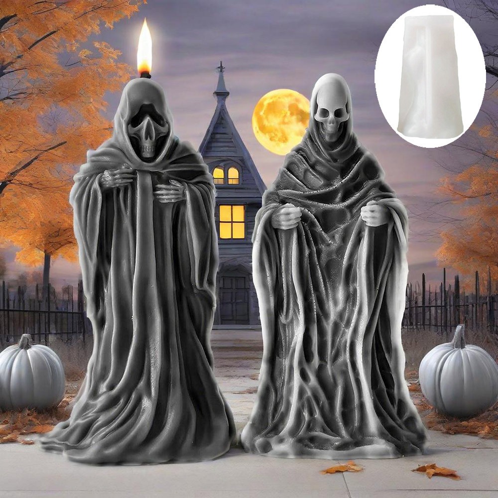 3D Skeleton Scent Candle Silic - Resin Craft Ideas 评论和价格