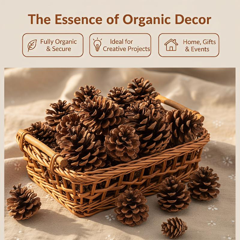 Natural Dried Pine Cones 5/10/ - Dried Flower Bulk 评论和价格