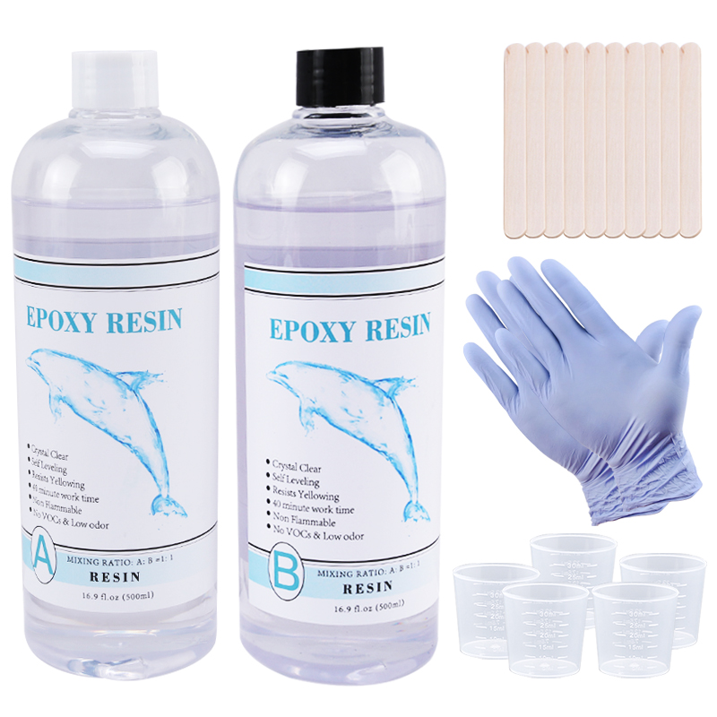 1:1 Clear Epoxy Resin Crystal  - Resin Jewelry Kit 评论和价格