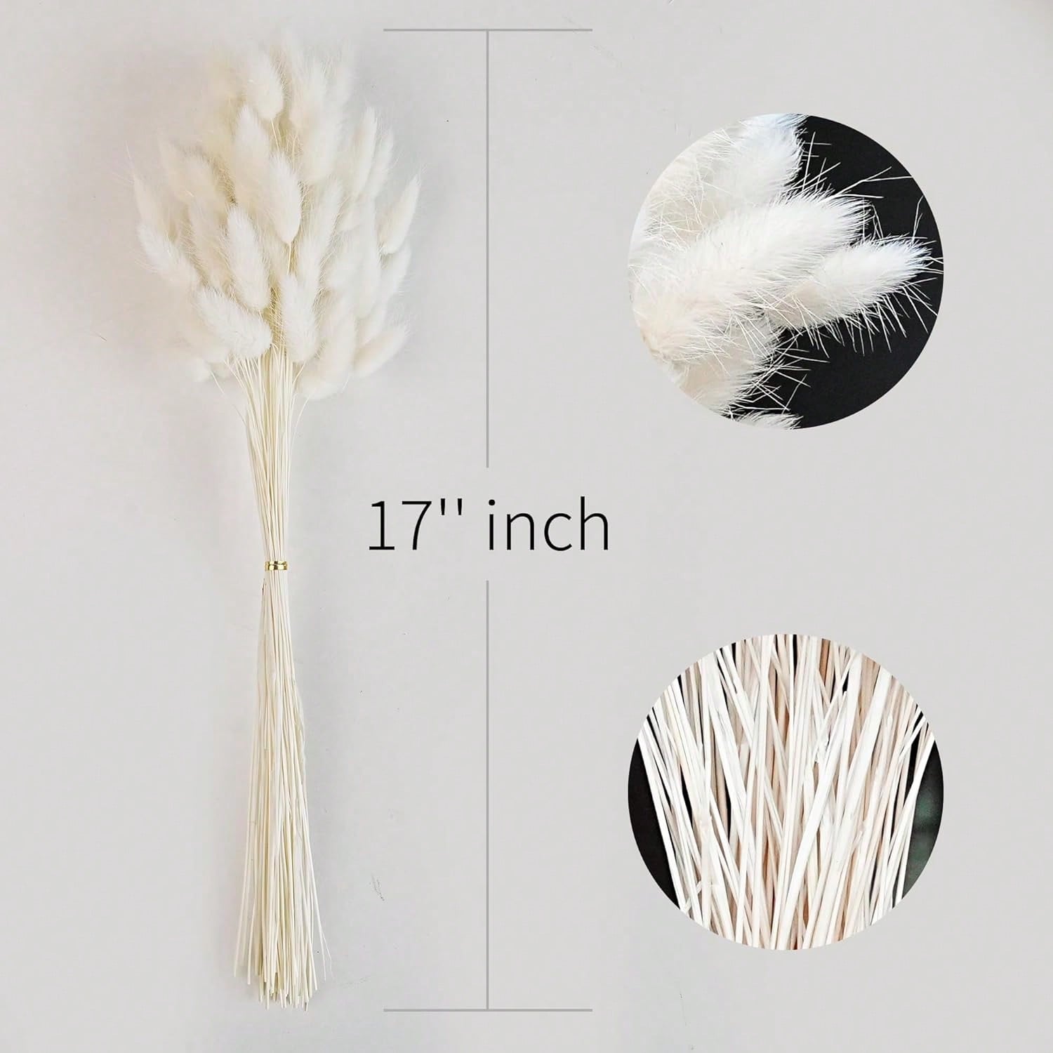 120 PCS Dried Pampas Grass Dec - Dried Flower Bulk 评论和价格