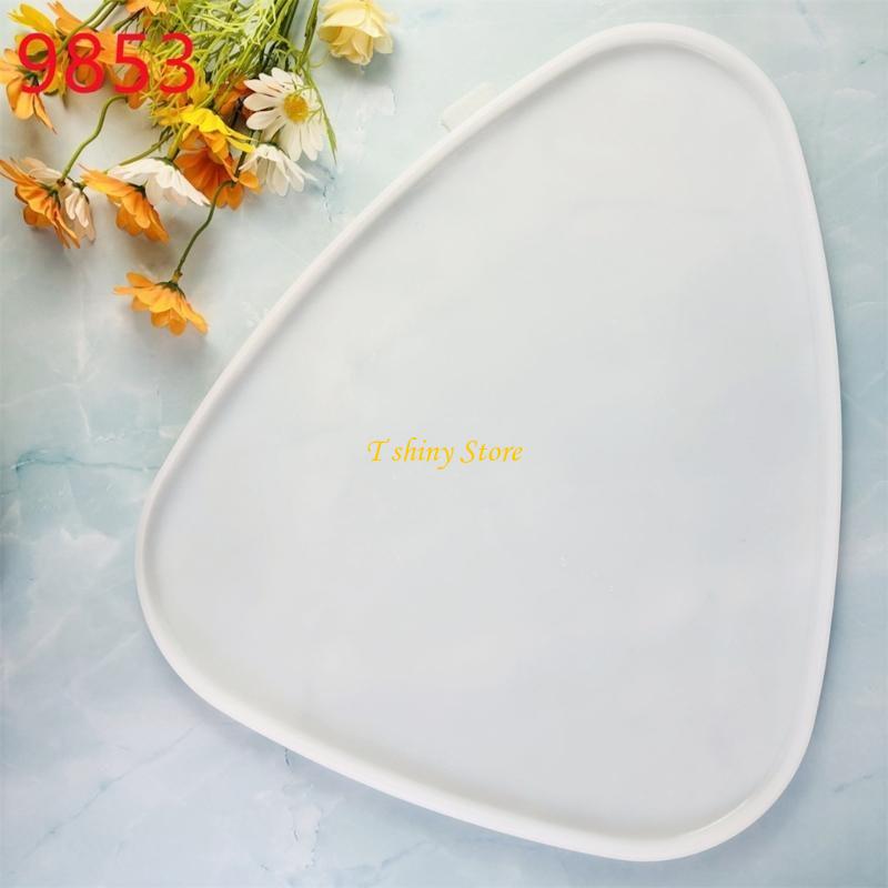 N58F Large Triangle Resin Tabl - Serving Tray Mold 评论和价格