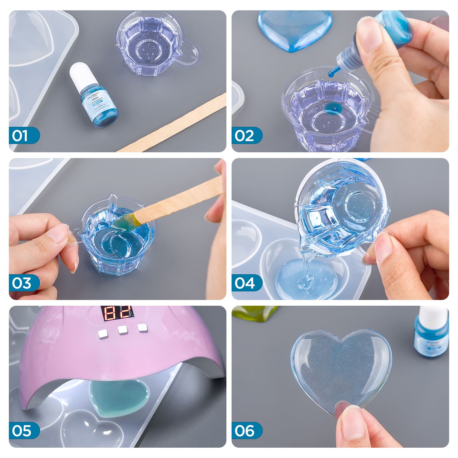 24Colors 5ml Epoxy Resin Pigme - Epoxy Uv Resin Kit 评论和价格