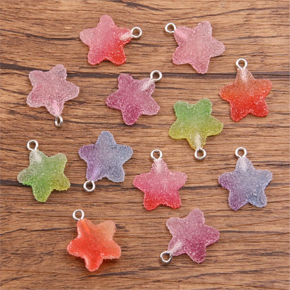 20Pcs Gradient Color Candy Res - Resin Craft Projects 评论和价格