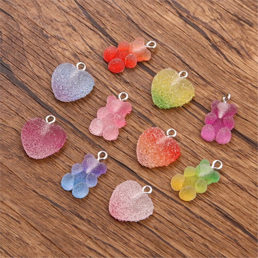 20Pcs Gradient Color Candy Res - Resin Craft Projects 评论和价格