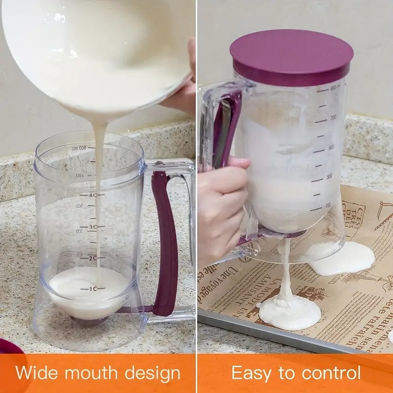 900ml Batter Dispenser Cupcake - Mixing Cup Silicone 评论和价格