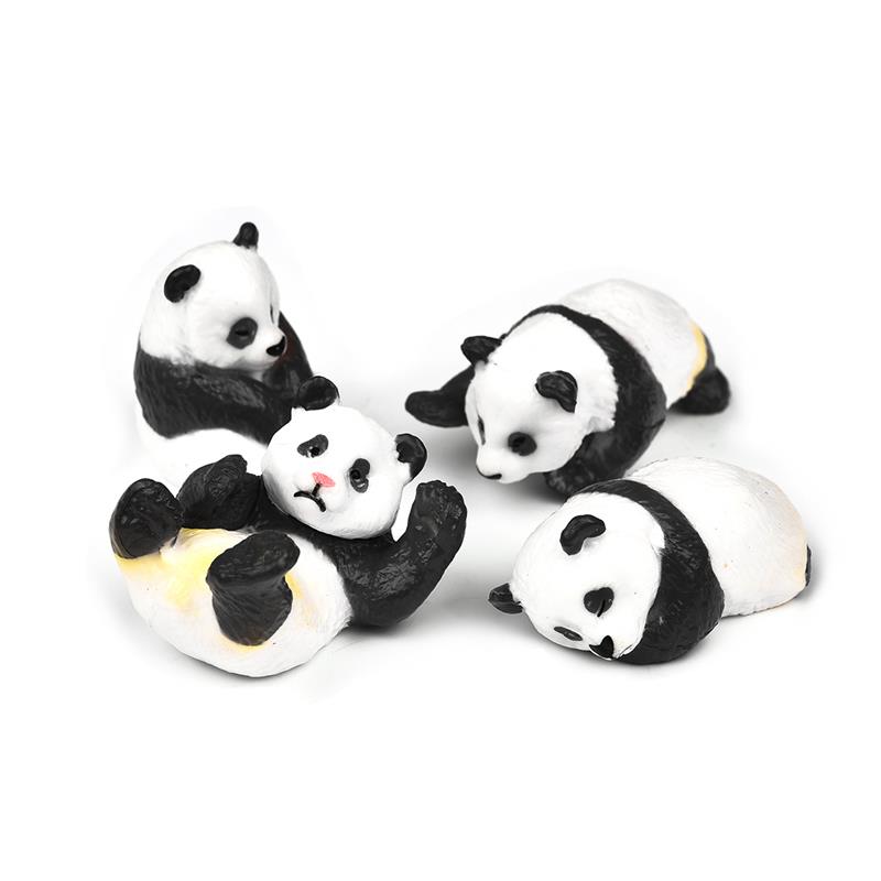 4pcs/Set Cute Panda Moss Micro - Terrarium Moss Art 评论和价格
