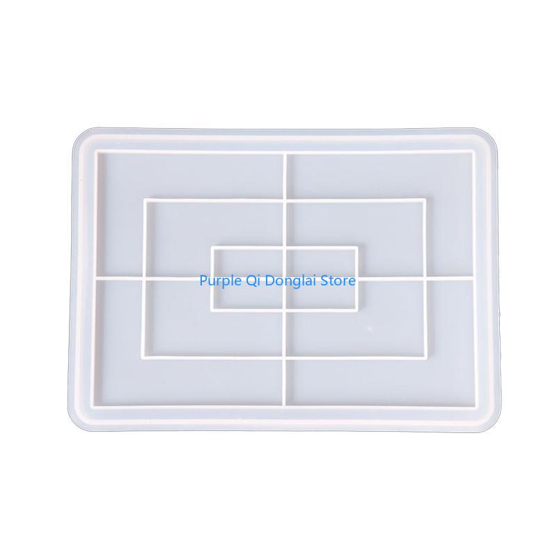 L21E Rectangle Tray UV Crystal - Serving Tray Mold 评论和价格