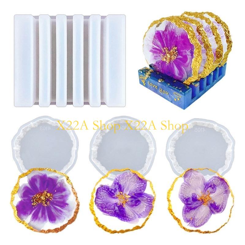 Unique Agate Coasters Silicone - Serving Tray Mold 评论和价格